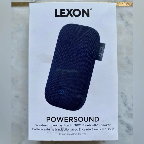 *NIB* Longines Lexon Powersound Wireless Power Bank with 360 Bluetooth Speaker